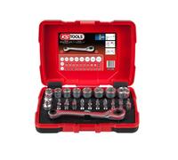 KS Tools Coffret de douilles et d'embouts de visage 1/4" + 11 mm, 31-pcs. Quantité:1