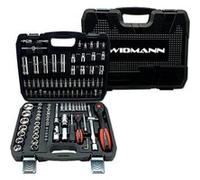 Coffret de Douilles Widmann 108SS socket Professionnelles 108 Pièces - 1/4 "et 1/2" , Cliquet à 72 dents, chrome-vanadium Chrome