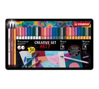 Coffret de feutres - STABILO - ARTY - Pen 68 - Pen 68 Brush - Point 88 - Multicolore