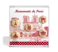 Coffret de FEVES galette des rois porcelaine Monuments de Paris, ed limitée pour une Epiphanie Premium