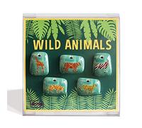 Coffret de FEVES galette des rois porcelaine Wild Animals pour une Epiphanie Premium
