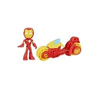Coffret de Figurine et Moto - - F9346 - Iron Man - 10 cm - 3 ans et plus