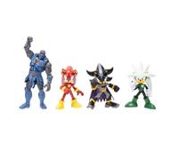 Coffret de Figurines DC x Sonic Power vs Speed, Jakks Pacific. Contient Une Figurine Darkseid Classique de 18 cm, Une Figurine Shadow de 13cm avec Logo Batman Lumineux & Un Emballage Collector.