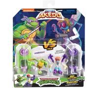 Coffret de figurines Donatello vs Baxter Stockman - Akedo - Moose Toys - Tortues Ninja - Multicolore - Mixte