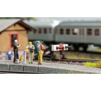 Coffret de figurines Funny scenes : Pause cigarette - NOCH 16604 - HO 1/87
