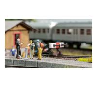Coffret de figurines Funny scenes : Pause cigarette - NOCH 16604 - HO 1/87
