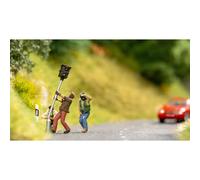 NOCH Mini scène "casseurs de radar" - HO 1/87 - NOCH 16611