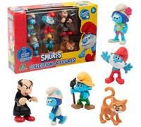 Coffret de figurines Les Schtroumpfs - Coffret 6 figurines - Contient 2 figurines inédites - Figurines de 5 5 cm - Dès 3 ans
