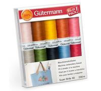 Coffret de fils à broder Machine Gütermann Super Brite 40-10 bobines de 200 m
