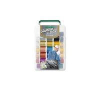 Coffret de Fils à Broder Softbox Glamour N°12 et N°20 - 42 Couleurs Etincelantes pour des Créations Uniques(...) - Multicolore