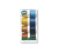Coffret de Fils à Broder Spécial Jeans Aerofil 35 - 8 x 100m -(...) - Multicolore