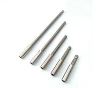 Coffret de forets, coffret 4 60/100/150/200 mm, tige hexagonale 1/4", manche long, porte-embout tournevis, rallonge, jeu rallonges, douille à changement rapide for outil main (60 mm)(100mm)