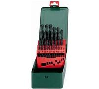 Metabo 627152000 HSS Jeu de forets pour le métal 25 pièces 1 mm, 1.5 mm, 2 mm, 2.5 mm, 3 mm, 3.5 mm, 4 mm, 4.5 mm, 5 mm, 5.5 mm
