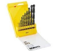 DeWalt Coffret de 10 forets métal DT5911 HSS-R DIN 338 Ø 1–10 mm
