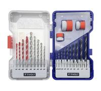 Coffret de forets mixtes Béton Carrelage Tivoly 22 pièces