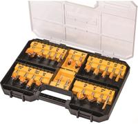 DEWALT DT90017-QZ Jeu de fraises de 22 pieces en coffret tige de 8 mm