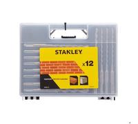 Coffret de forets SDS-Plus - STANLEY - STA56119-QZ - 12 pièces 6-14 mm - Pour béton & pierre - Compatible SDS-Plus
