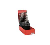 Coffret de forets taillés acier FACOM - 1 à 10mm - 19 pcs - 222A.TJ19
