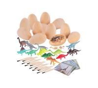 Playtastic Coffret de fouilles pour enfants avec 12 dinosaures
