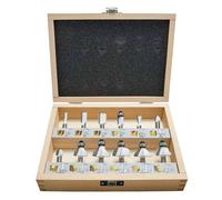 Coffret de 12 fraises à bois MAKITA D-53556 pour défonceuse (queue 8mm)