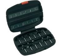 Bosch Accessories 12 pièces Ensemble de fraises au carbure (pour le bois, emmanchement Ø 1/4", accessoires défonceuse)