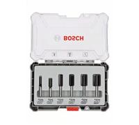 Coffret de 6 fraises droites à queue Ø12/16/20 mm BOSCH - 260701746