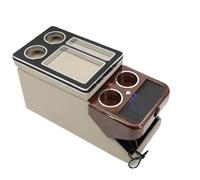 Coffret De Garde-corps Avant En Rangée Accoudoir D'affaires Général Magasin Central Voiture D'affaires Mobile Pour HYUNDAI Pour Grand Pour Starex GNITRIMS(E black - Wireless)