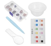 Coffret de Géologie pour Garçon et Filles, Kit D'échantillons Minéraux | Observation Facile à Maison Classe, Loupe, Bol Plastique, Pinces, Étiquettes Claires et Boîtier Compact