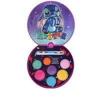 Coffret de gloss aromatisés avec applicateur + miroir, sans danger pour les enfants (Stitch)