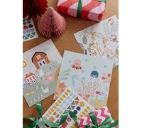 Coffret de gommettes géométriques multicolore TU