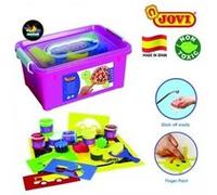 Coffret De Gouache Au Doigt - 6 Pots De 125 Ml + Accessoires - Jovi G