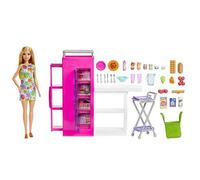 Barbie And Ultimate Kitchen Pantry Playset With Over Doll 25 Pieces Rose