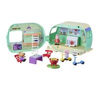 Coffret de jeu caravane Peppa Pig avec 3 figurines et 6 accessoires pour enfants d' ge pr scolaire