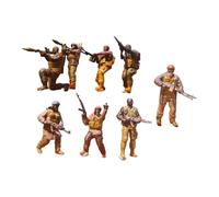 Coffret de Jeu de 8 Figurines Miniatures de Soldats du Moyen- à l'échelle 1:64, pour Enfants