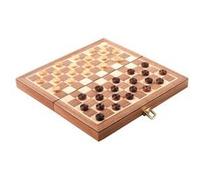 Coffret de jeu de dames, jeu en bois G