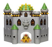 Coffret De Jeu Deluxe Château De Bowser Super Mario Nintendo Avec Figurine D'action Exclusive Bowser Articulée De 2,5", Ensemble De Jeu Interactif Avec Sons Authentiques Du Jeu