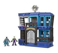 Coffret de jeu Fisher-Price Imaginext DC Super Friends Prison de Gotham Chargée à Bloc - 2 figurines - Éclairage inclus - HHP81 Noir