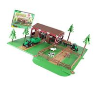 Coffret de Jeu Miniature avec Figurines, bâtiments, A | Composants de scène mobiles, différentes dispositions pour changer les configurations de jeu, assortiment en boîte