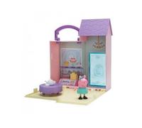 Coffret de Jeu Peppa Le Cochon : la Petite Boulangerie - Boutique Ville avec Figurine + Accessoires - Set Mini Univers avec 1 Carte