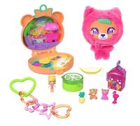 Coffret de jeu - POLLY POCKET - JKC79 - Coffret Ourson Tout Doux - Peluche et coffret 2 en 1 - 5 accessoires