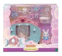 Coffret de Jeu - SYLVANIAN FAMILIES - Dressing de Princesse - Carrosse et Fille Lapin Neige