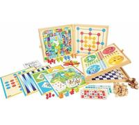 Coffret De Jeux Classiques - 150 Regles - Pions Bois[Z381]