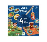 Coffret de jeux LudoWood - 4 en 1 - Djeco - Pour enfants dès 2 ans