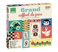 Coffret de Jeux Vintage Ingela P.Arrhenius - 5 Jeux Classiques en Bois