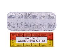 Coffret de Joints Toriques en Caoutchouc de Haute qualité pour Joint de Montre, Joints Toriques Assortis étanches pour Une Utilisation Durable, Récipient de Rangement Pratique pour Un Accès