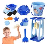 Coffret De Jouets De Plage - Jouets De Plage Mer pour avec Seau - Château Construction Jeu d'eau avec Moules Activité Extérieure