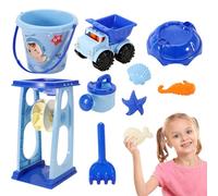 Coffret De Jouets De Plage,Seau Pelle Et Accessoires Plage - Jeux d'eau Activité Extérieure Animés avec Moules Garçons Filles À Partir De 3 Ans
