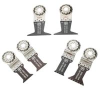 Coffret de lames de scie plongeante Best of E-Cut Starlock bois / métal 6 pièces 28 à 65 mm FEIN 35222967010