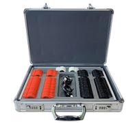 Coffret de lentilles d'essai optiques, 104 pièces, équipement d'optométrie pour les tests de vision en ophtalmologie et en magasin d'optique, comprenant un étui à lentilles durable pour des