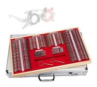 Coffret de lentilles d'essai optiques, 266 lentilles de précision pour l'optométrie et les soins oculaires, comprenant des lentilles sphériques, cylindriques et prismatiques avec monture mét